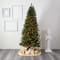7.5ft. Pre-Lit West Virginia Mountain Pine Artificial Christmas Tree, Clear LED Lights